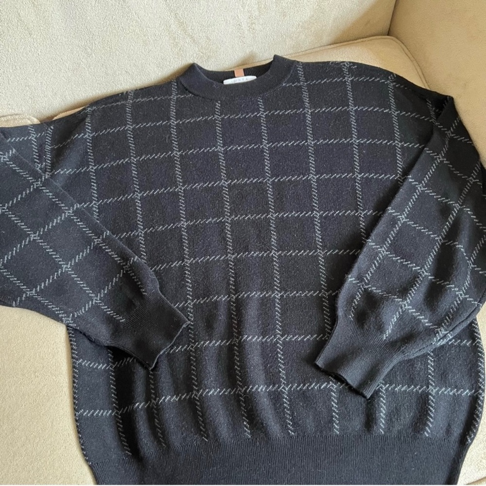 New Lunya Cozy cotton silk pullover immersed black size M C5 - Picture 3 of 6